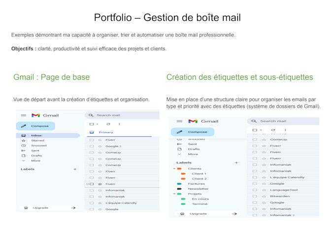 clean and organize your gmail or outlook with filters and rules